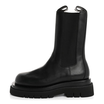 Bottega Veneta Calfskin The Lug Chelsea 55mm Boots 39 Black 1 of 9