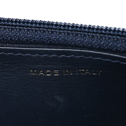 Chanel Caviar Quilted Boy Wallet On Chain WOC Navy 7 of 10