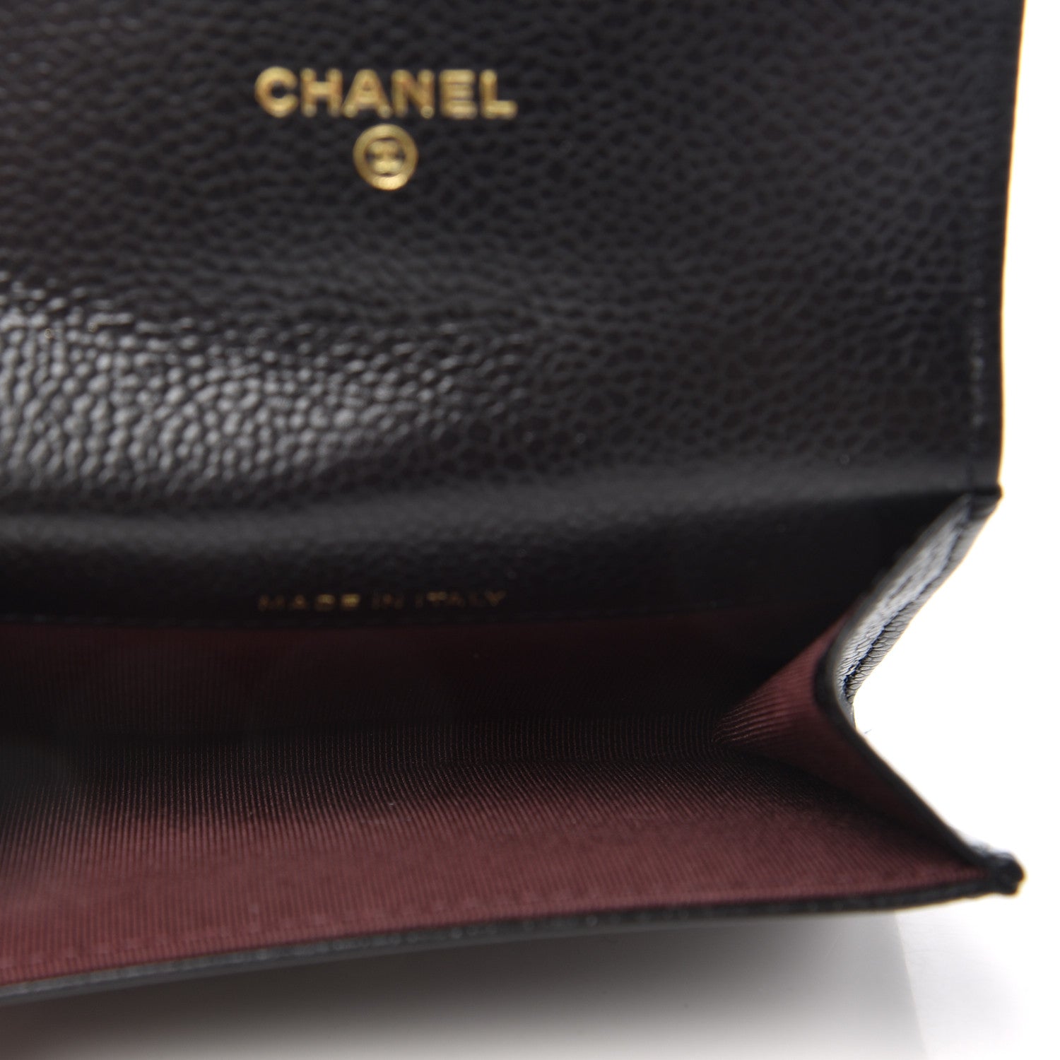 Chanel Caviar Quilted Flap Card Holder Wallet Black 5 of 8