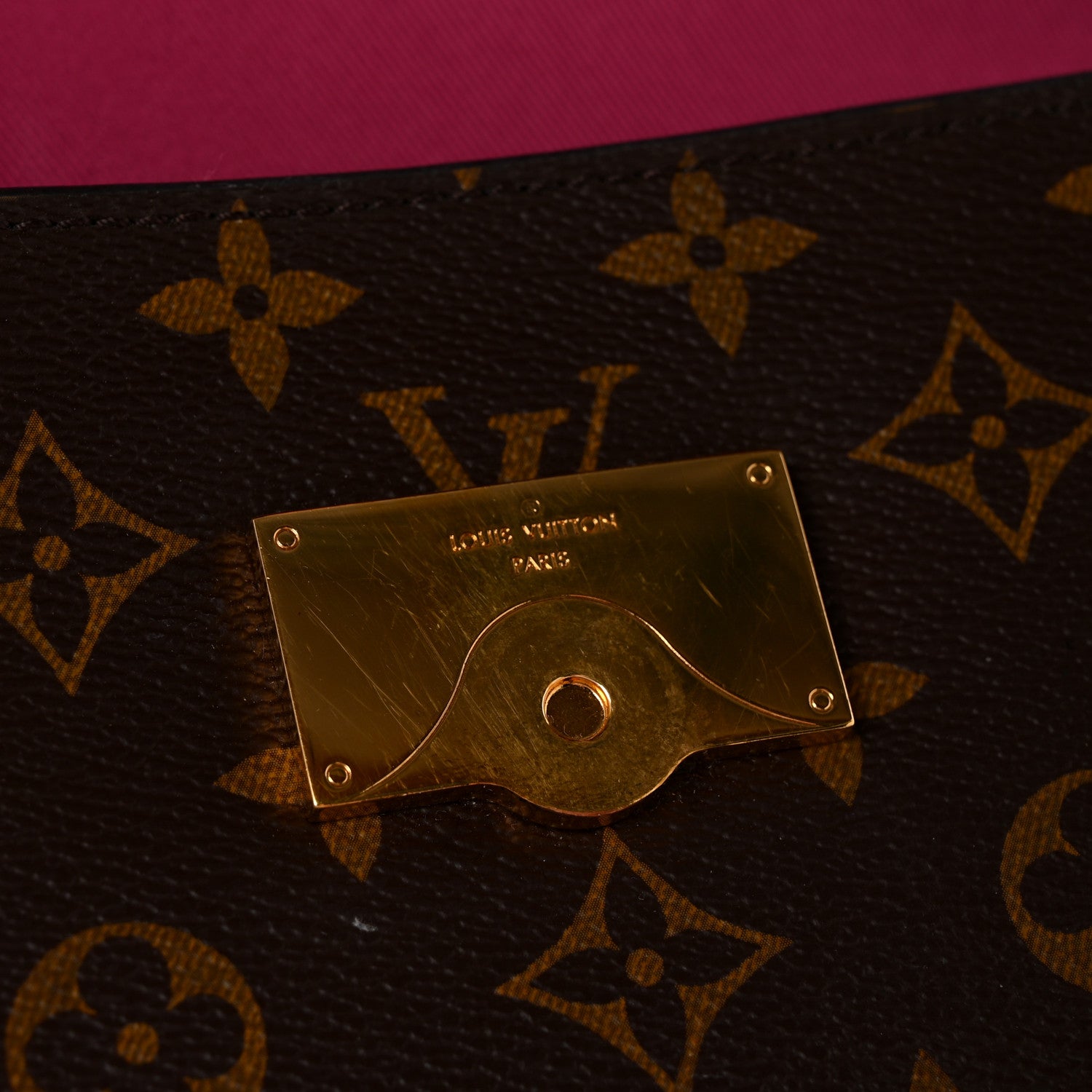 Louis Vuitton Monogram Cluny BB Bordeaux Fuchsia 11 of 13