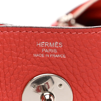 Hermes Taurillon Clemence Lindy 26 Rose Jaipur 6 of 14
