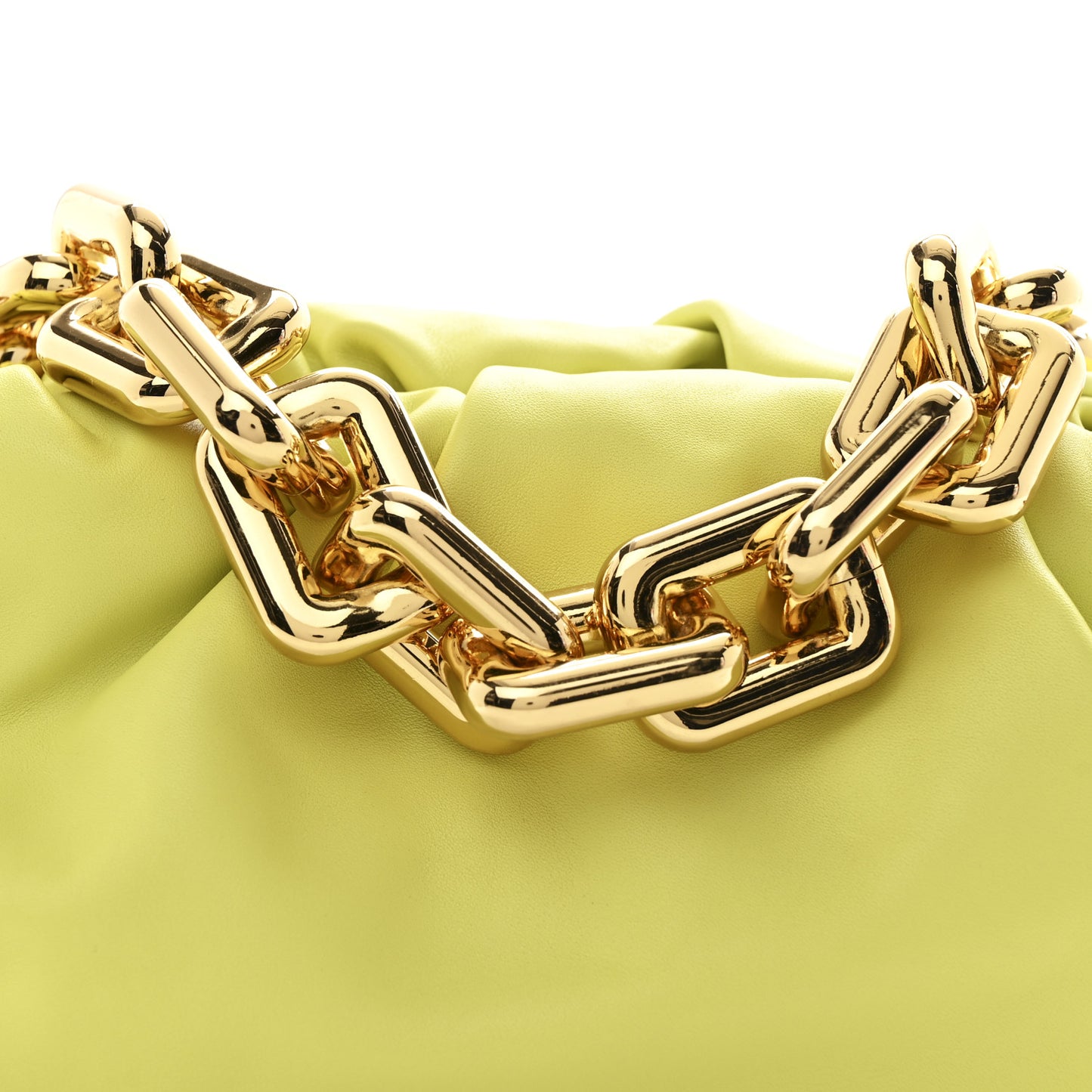 Calfskin The Pouch Chain Seagrass