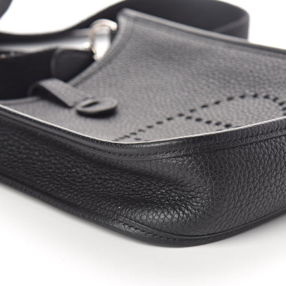Hermes Taurillon Clemence Evelyne TPM Black 9 of 10