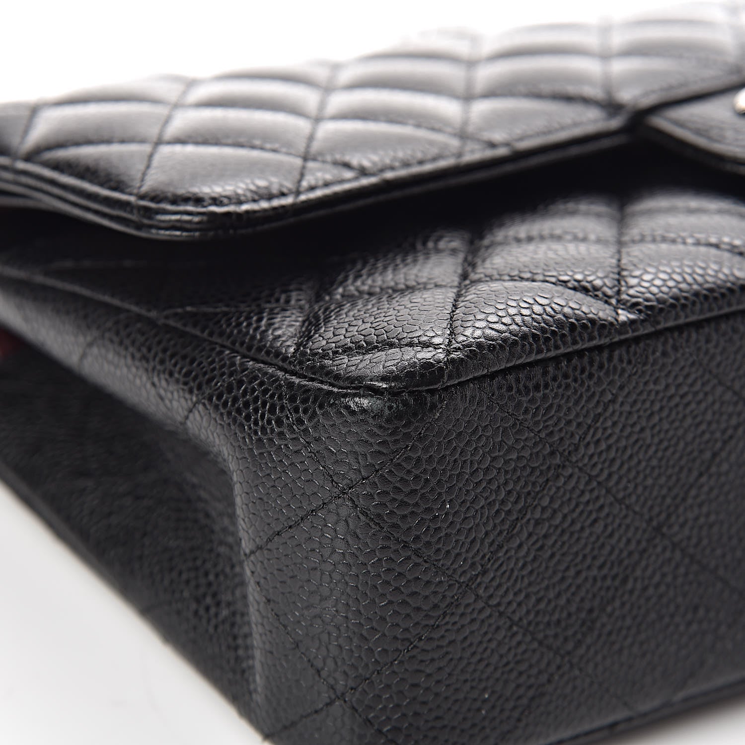 Chanel Caviar Quilted Medium Double Flap Black 11 of 16
