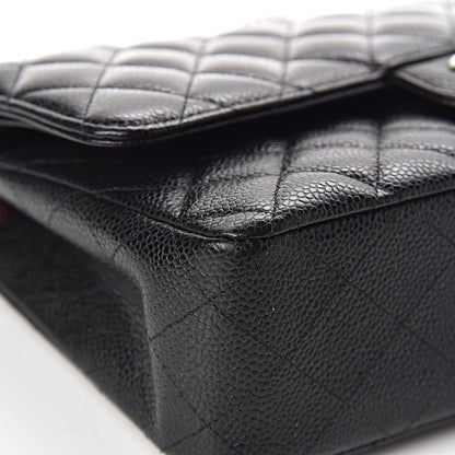 Chanel Caviar Quilted Medium Double Flap Black 11 of 16