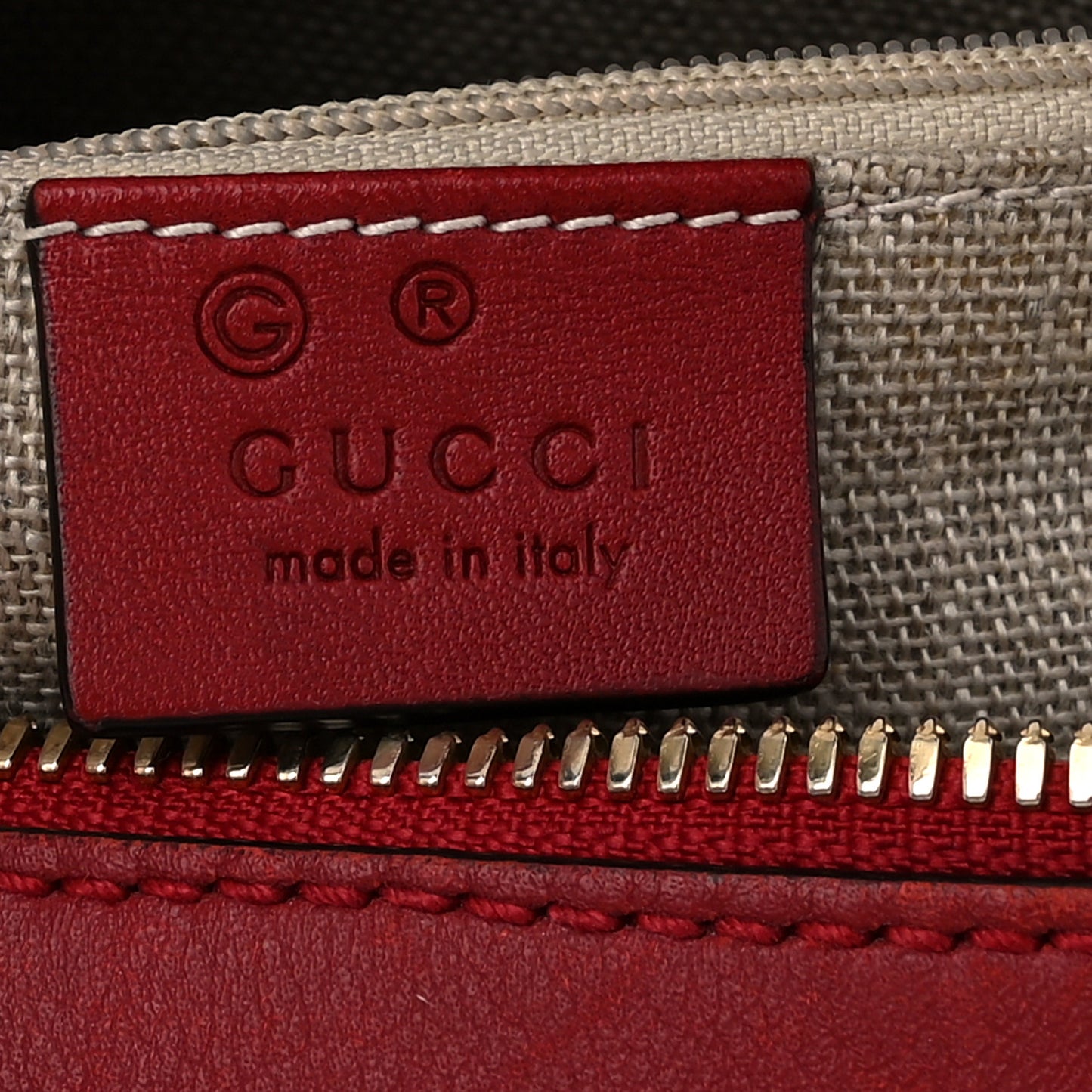 Microguccissima Small Crossbody Bag Rosso