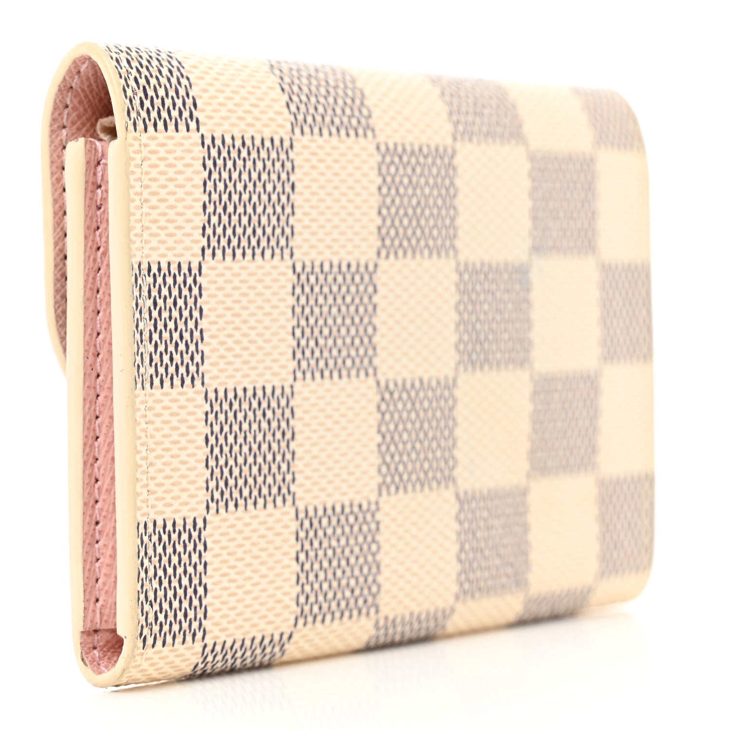 Louis Vuitton Damier Azur Rosalie Coin Purse Rose Ballerine 3 of 10