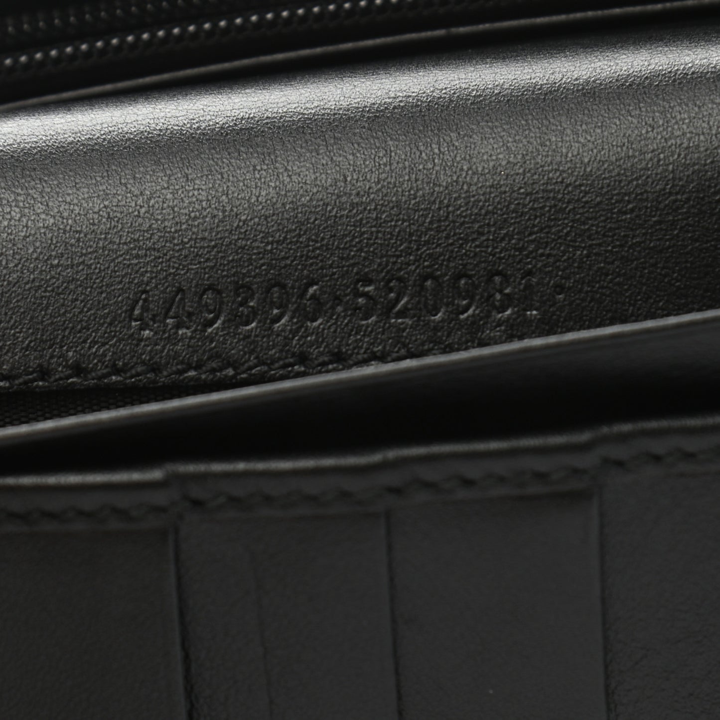 Soft Microguccissima Continental Wallet Black