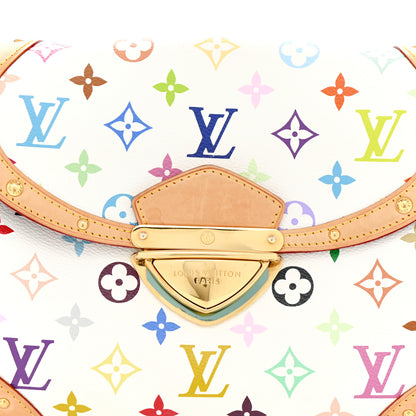 Louis Vuitton Monogram Multicolor Beverly MM White 8 of 14