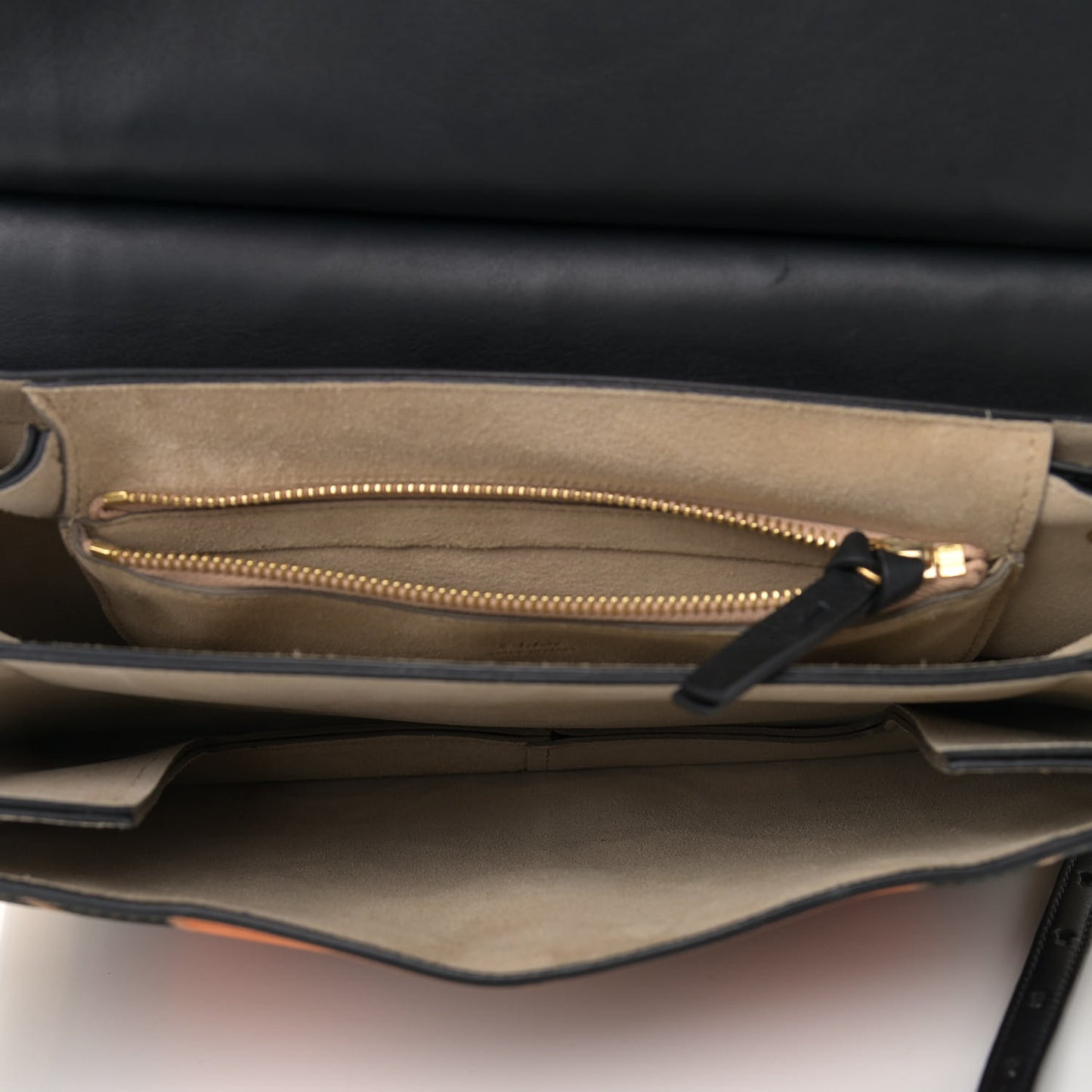 Suede Patchwork Medium Faye Shoulder Bag Desert
