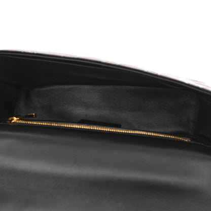 Christian Dior Grained Calfskin Cannage Large Caro Bag Black 7 of 13