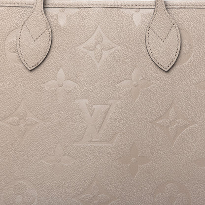 Louis Vuitton Empreinte Monogram Giant Neverfull MM Tourterelle 9 of 9