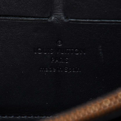 Louis Vuitton Vernis Leopard Zippy Wallet Blue Infini 7 of 8