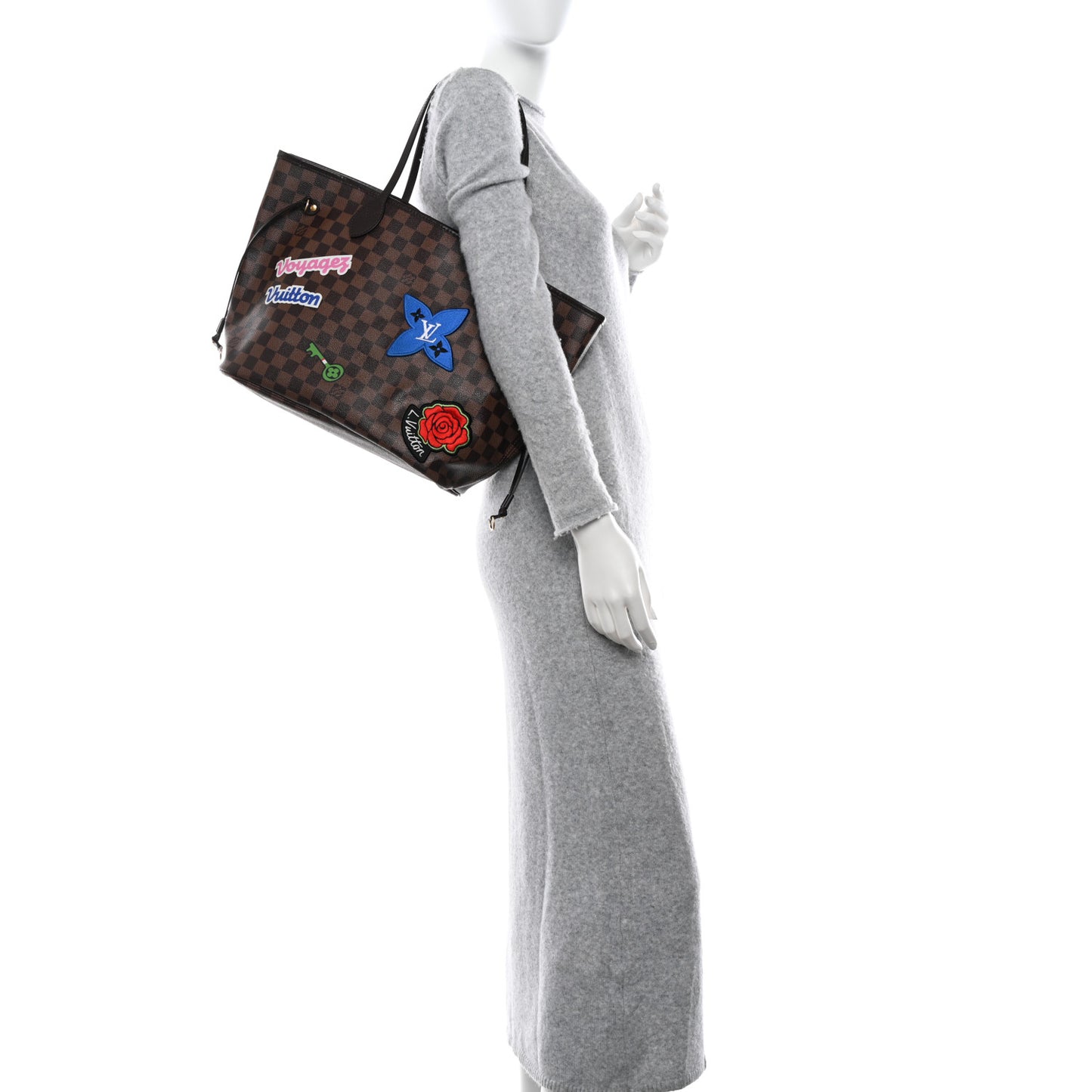 Damier Ebene Travel Stickers Neo Neverfull MM