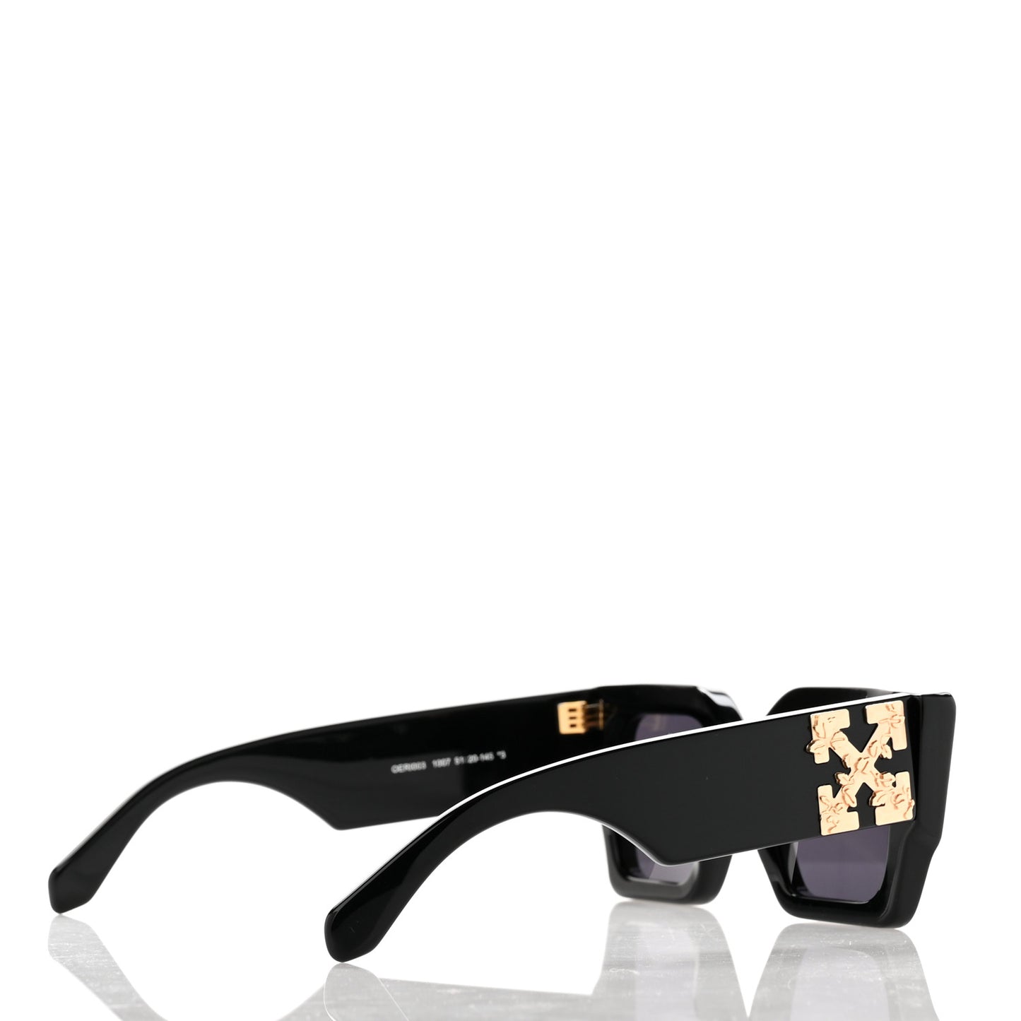 Acetate Square The Sun Sunglasses Black