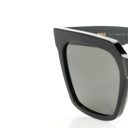 Celine Acetate Polarized Oversized Sunglasses CL4055IN Black 8 of 9