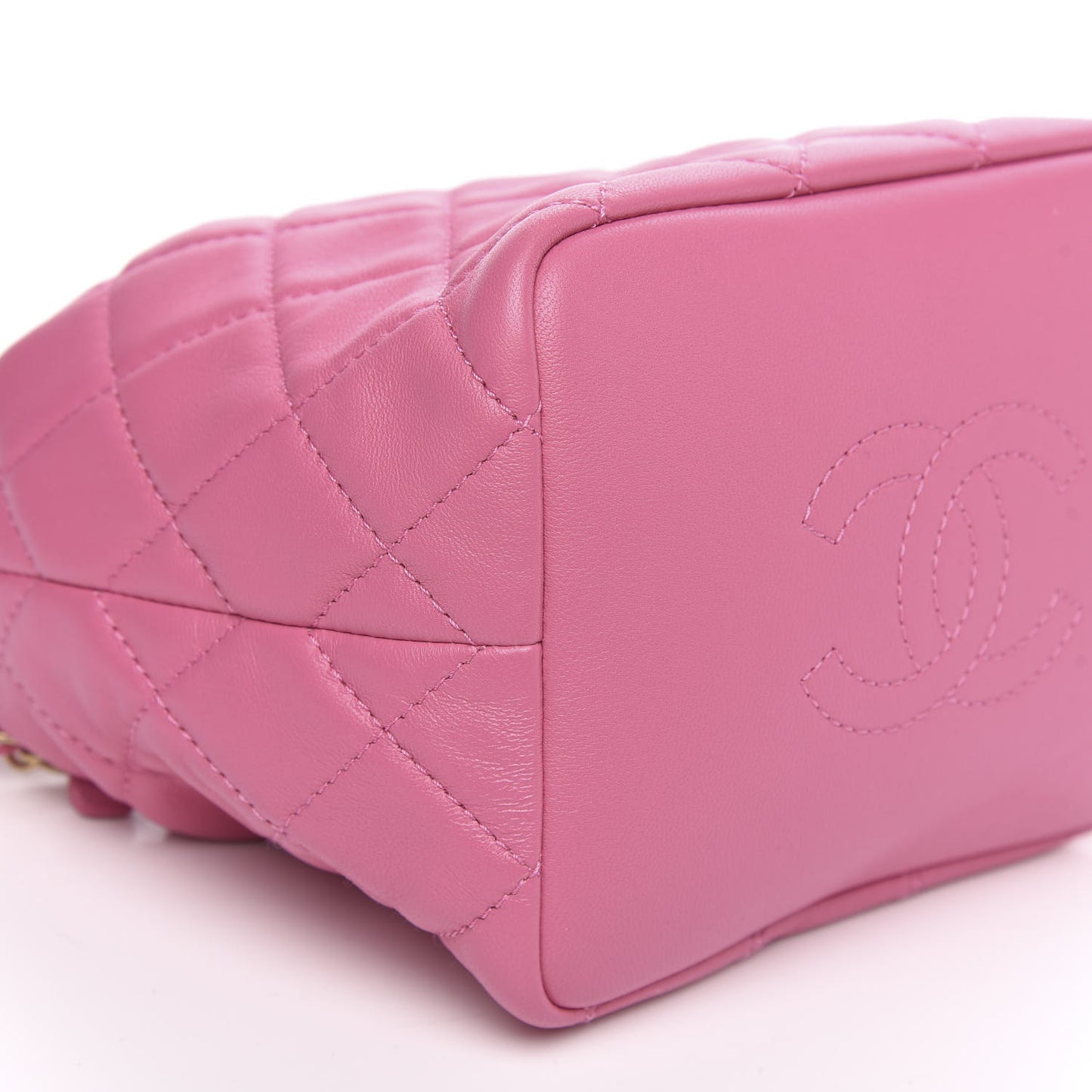 Lambskin Quilted Small Perfect Meeting Hobo Pink