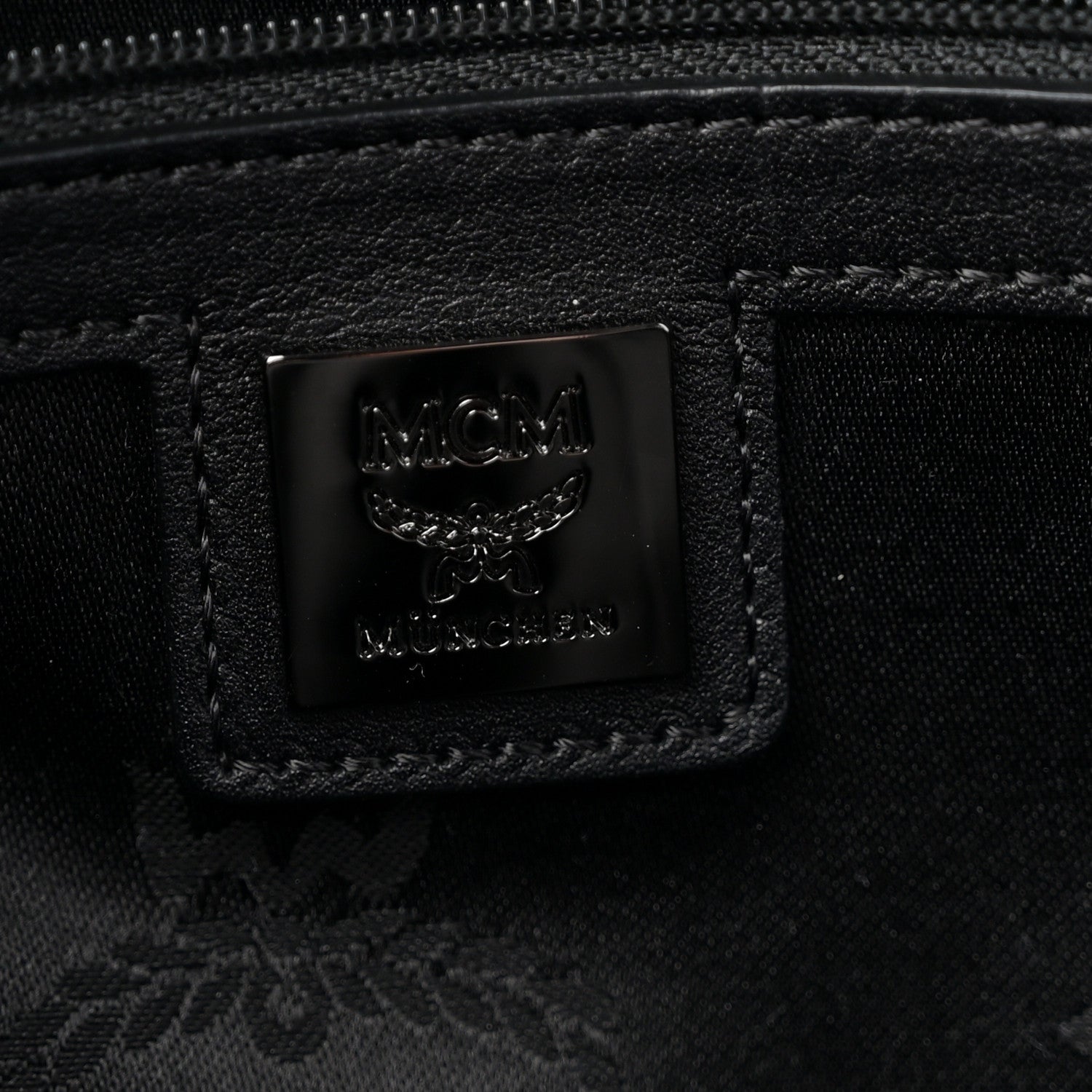 MCM Visetos Medium Sprinkle Stud Stark Backpack Black 6 of 11