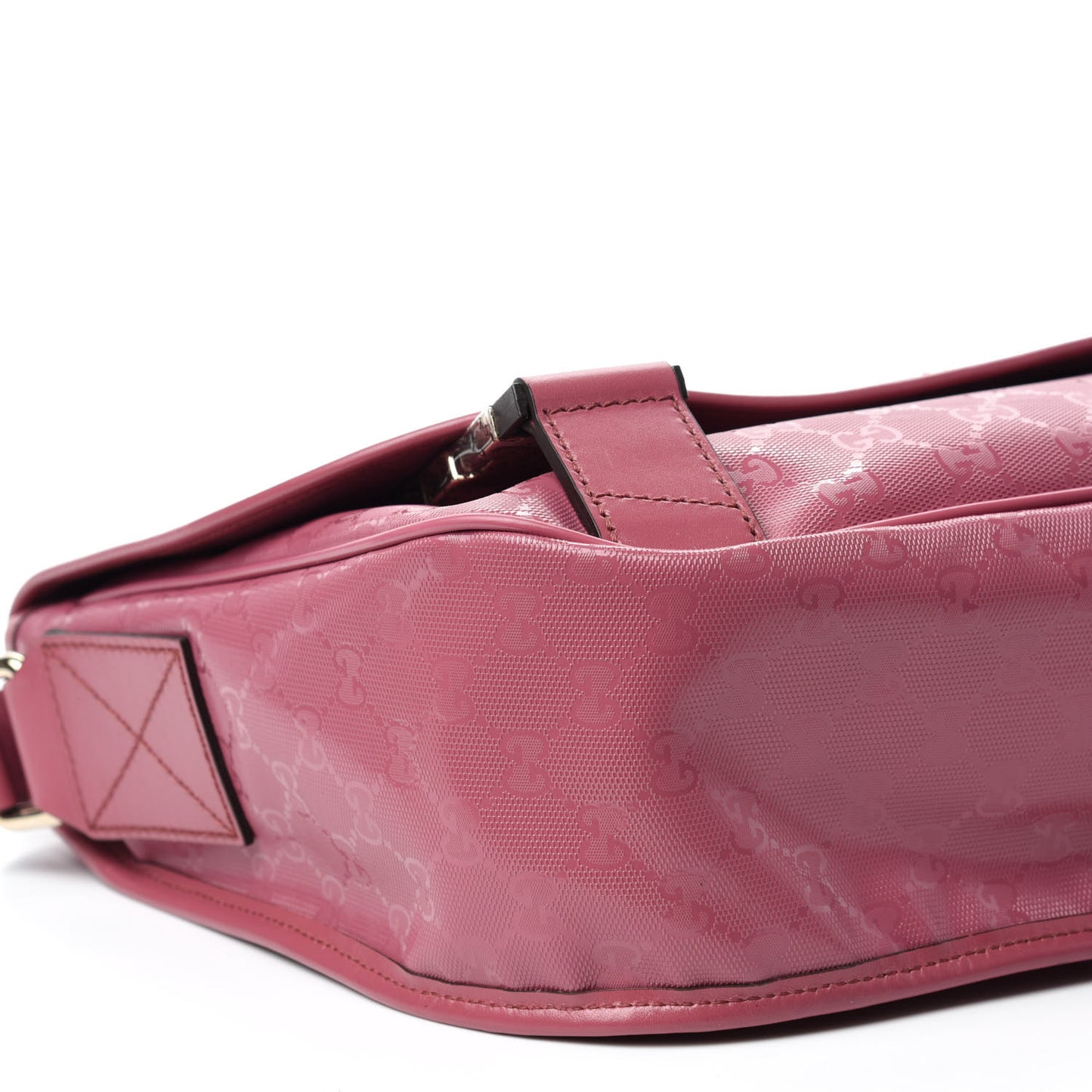 Imprime Monogram Medium Double Buckle Flap Messenger Bag Vintage Rose