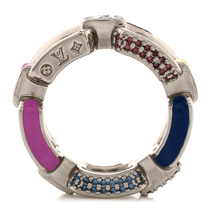 Louis Vuitton Paradise Chain Ring Medium 55 7.25 7 of 8