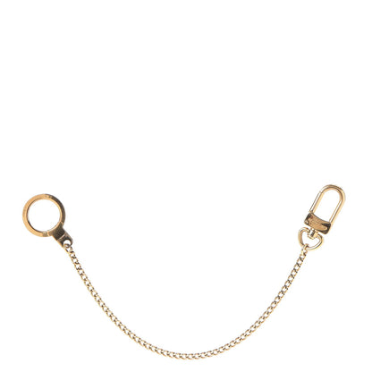 Louis Vuitton Metal Pochette Extender Key Ring Chain Gold 1 of 4