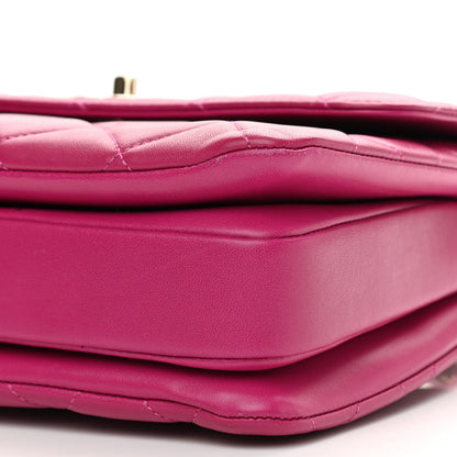 Chanel Lambskin Quilted Small Trendy CC Flap Dual Handle Bag Pink 10 of 10