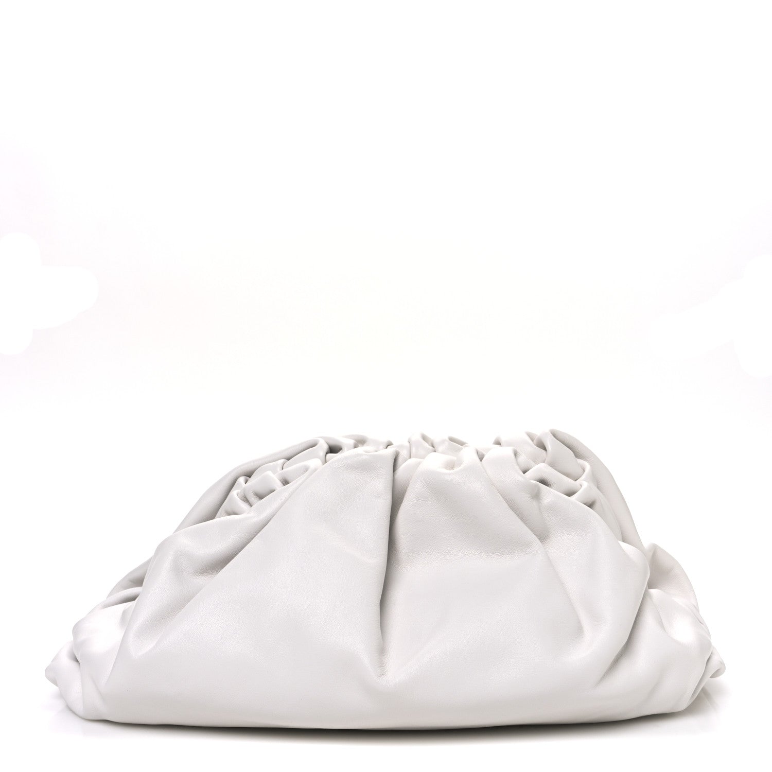 Bottega Veneta Smooth Butter Calf The Pouch Oversized Clutch Mist 1 of 12