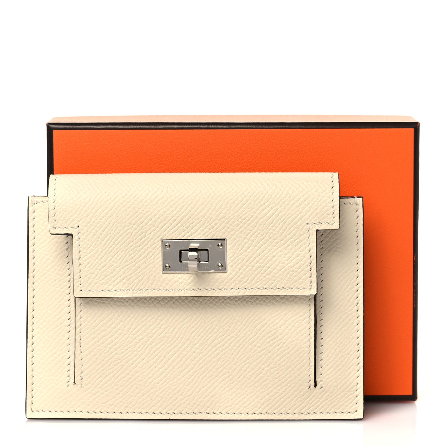 Hermes Epsom Kelly Pocket Compact Wallet Nata 9 of 9