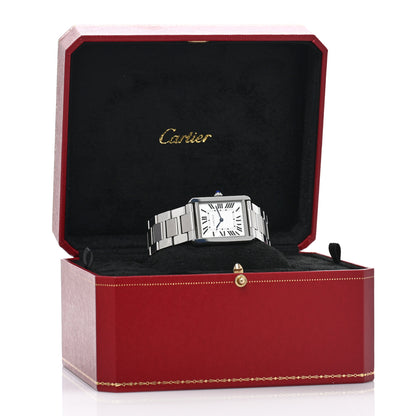 Cartier Stainless Steel 27mm Tank Solo Quartz Watch 5 of 5