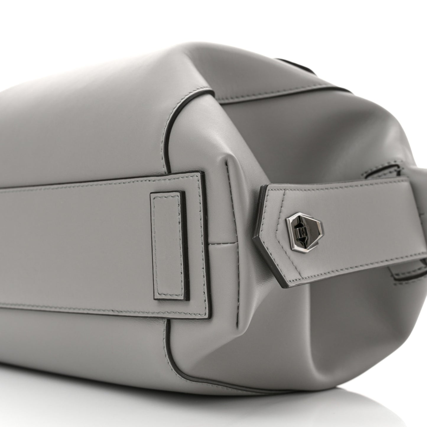 Calfskin Small Soft Antigona Pearl Grey