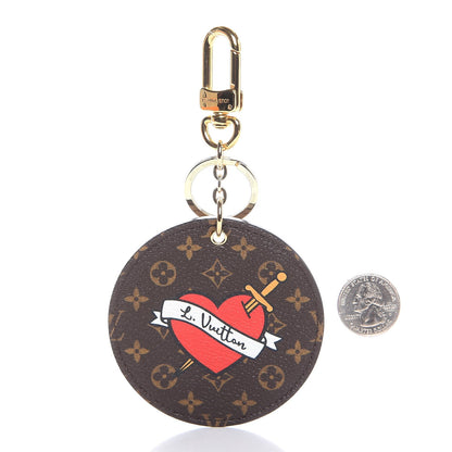 Louis Vuitton Monogram Stories Bag Charm Key Holder 2 of 5