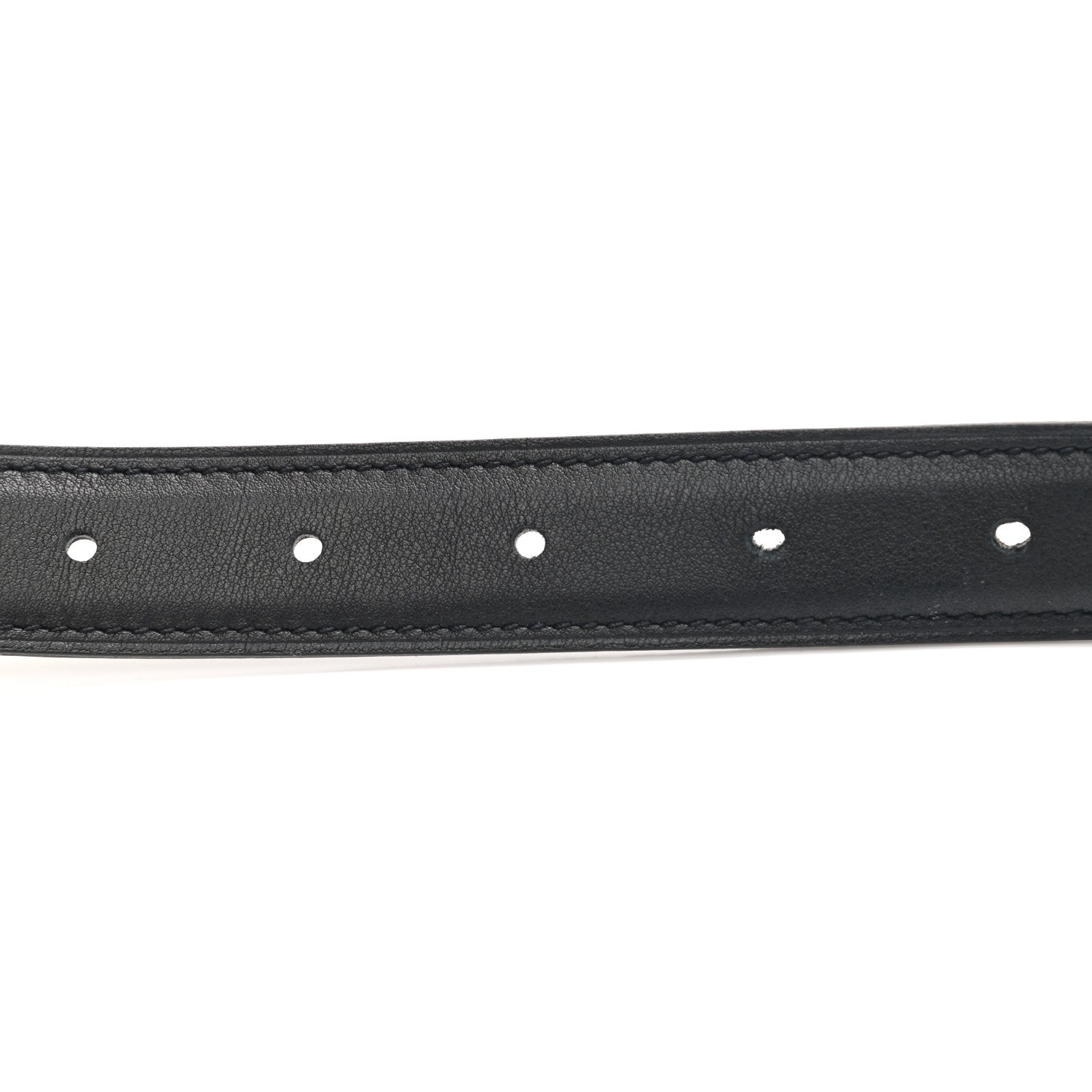 Hermes Swift Epsom 24mm Mini Constance H Belt 95 Black Etoupe 4 of 6