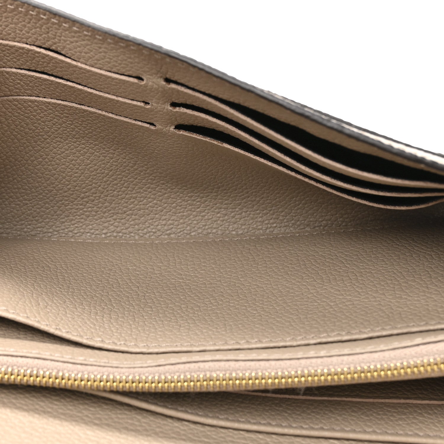 Louis Vuitton Empreinte Monogram Giant Sarah Wallet Tourterelle Creme 5 of 9