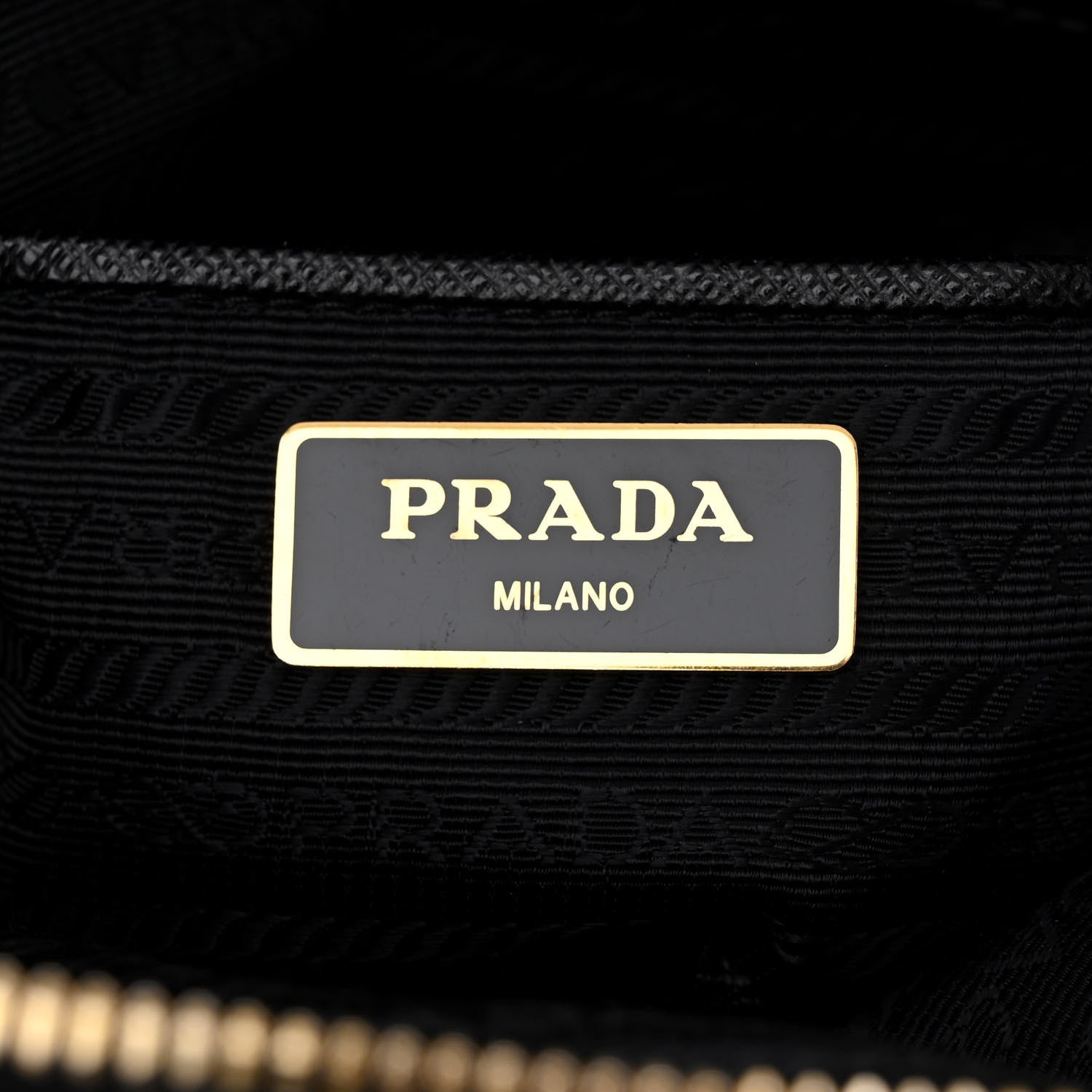 Prada Tessuto Nylon Saffiano Tote Black 6 of 14