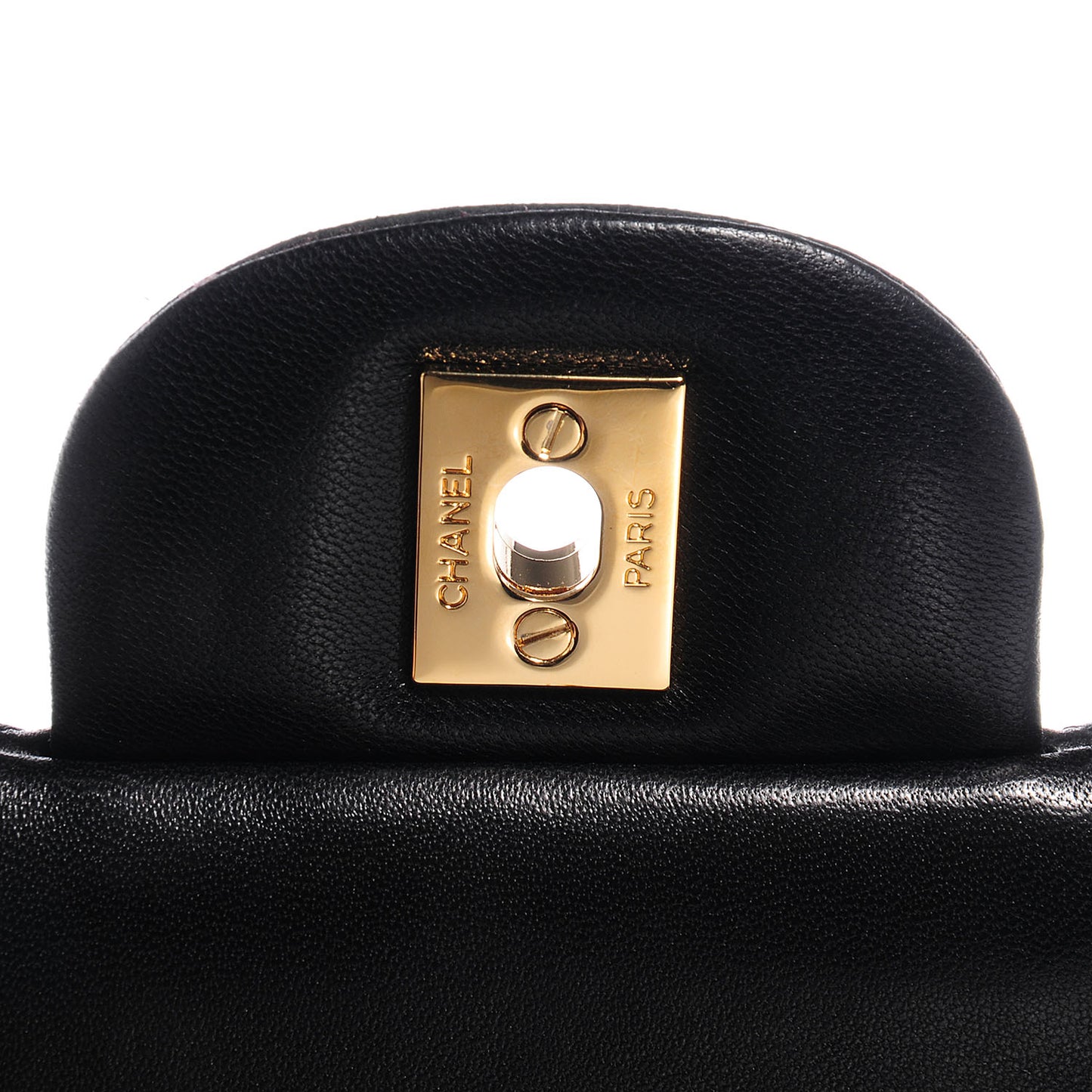 Lambskin Jumbo Single Flap Black