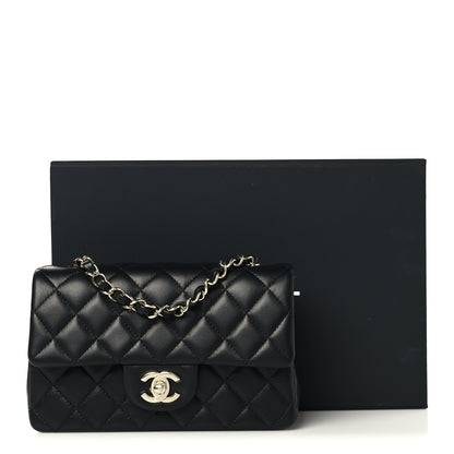 Chanel Lambskin Quilted Mini Rectangular Flap Black 11 of 11