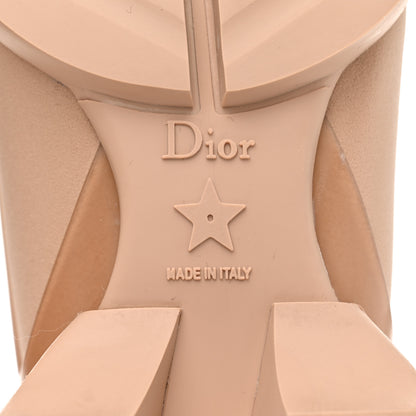Christian Dior Neoprene Rubber Womens D-Connect Sneakers 39.5 Nude 6 of 9