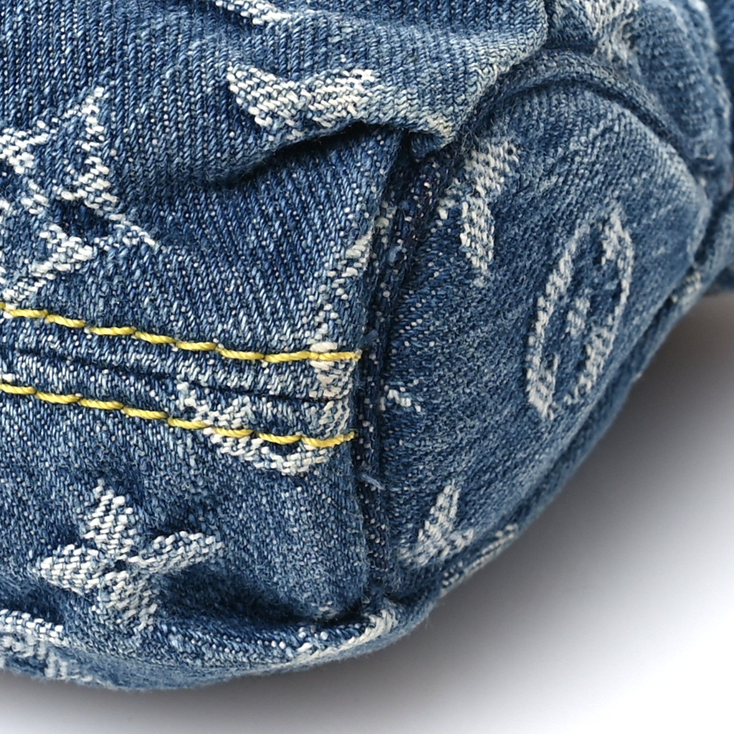 Louis Vuitton Monogram Denim Mini Pleaty Blue 10 of 10