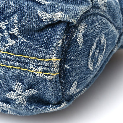 Louis Vuitton Monogram Denim Mini Pleaty Blue 10 of 10
