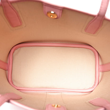 MCM Visetos Mini Liz Reversible Shopper Tote Soft Pink 6 of 9