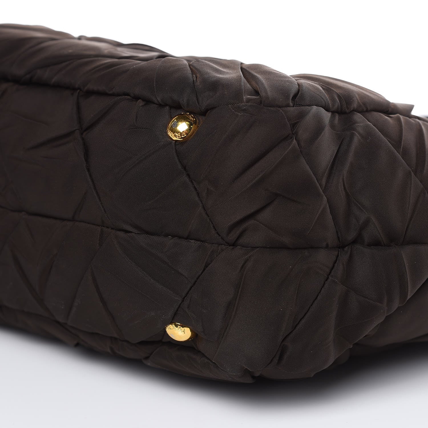 Prada Tessuto Nylon Quilted Bag Ebano 9 of 11