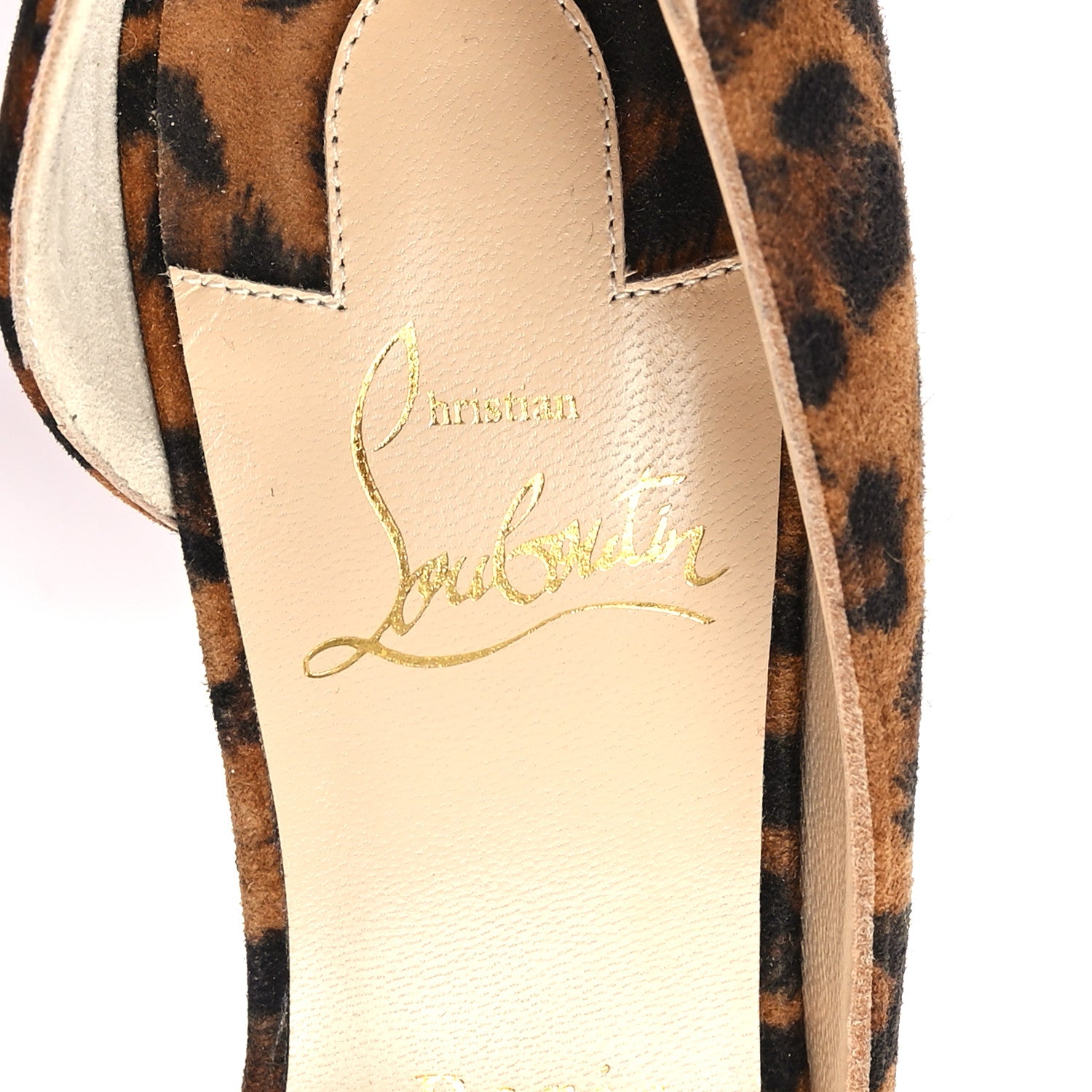 Christian Louboutin Veau Velours Kitty Iriza 100 Pumps 37.5 Leo 8 of 10
