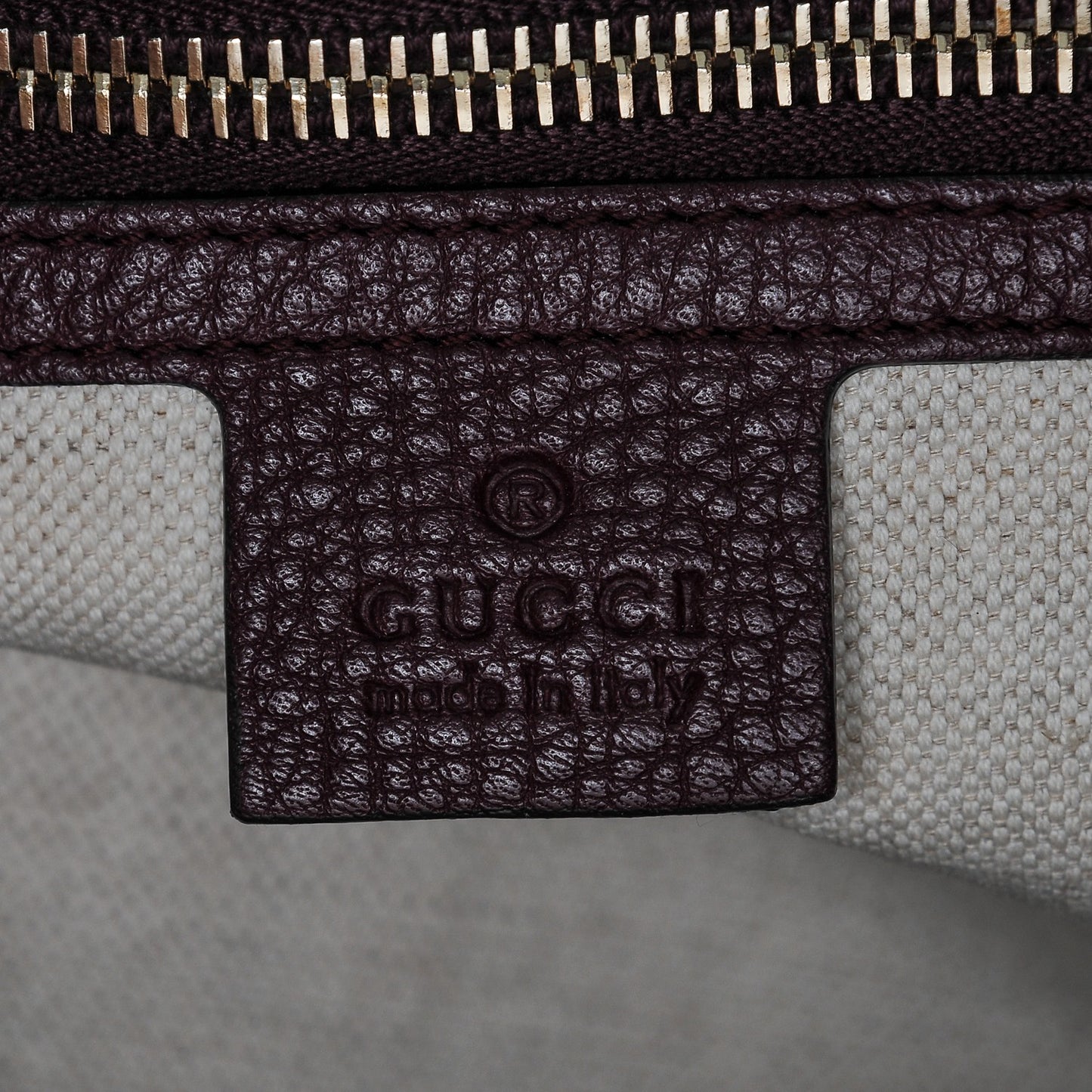 Calfskin Bamboo Medium Shopper Boston Burgundy