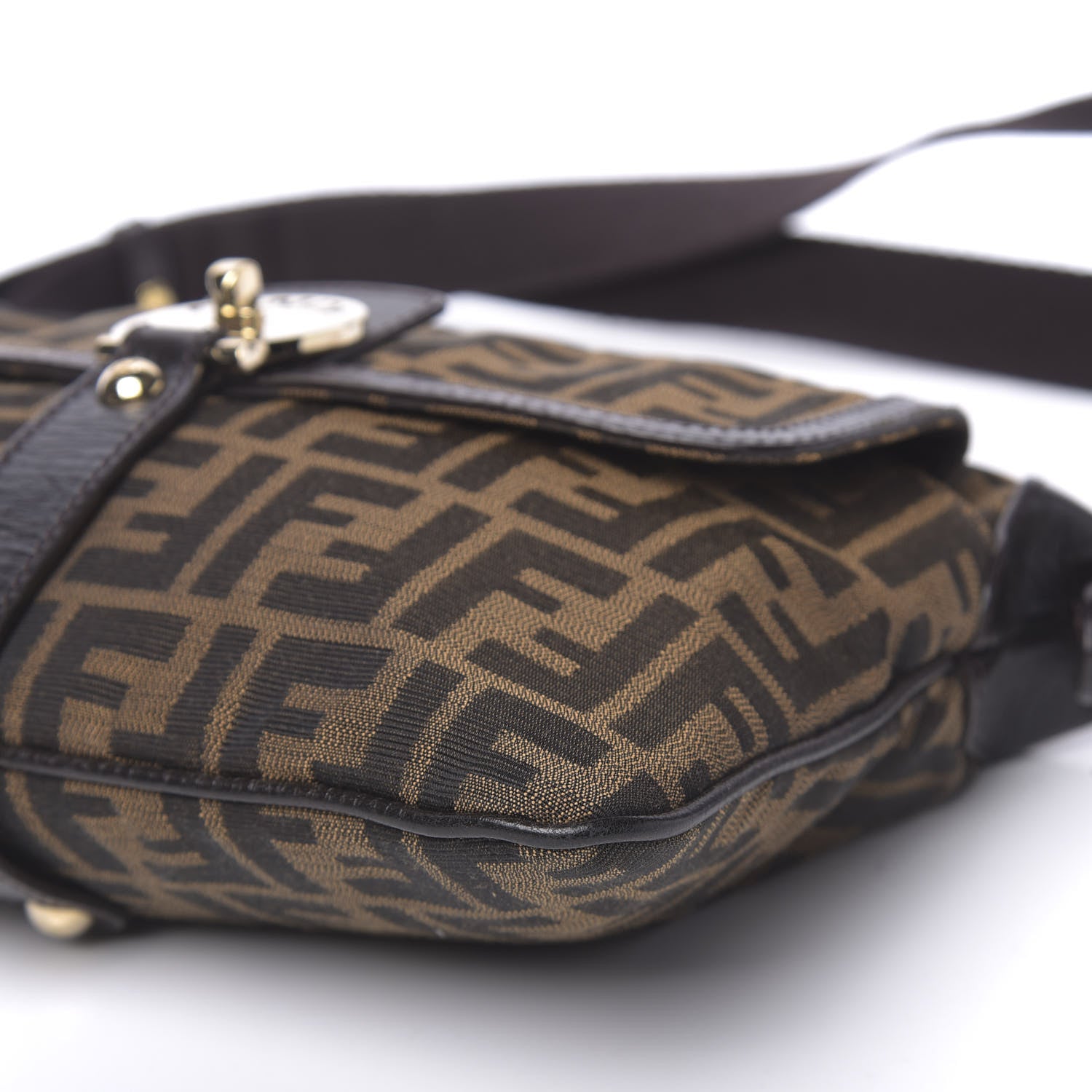 Fendi Zucca Small Crossbody Bag Tobacco 9 of 10