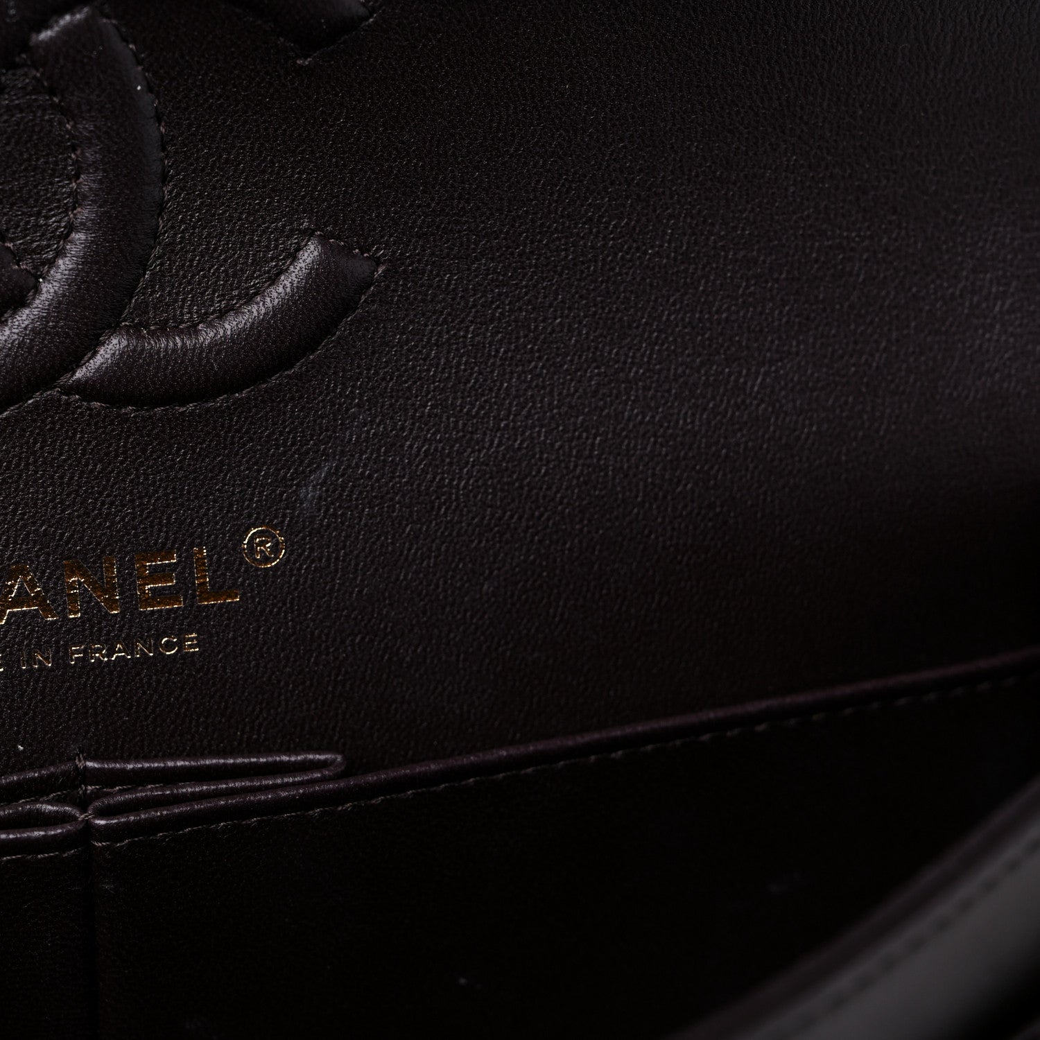 Chanel Lambskin Quilted Small Double Flap Dark Brown 12 of 14