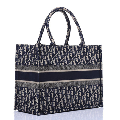 Christian Dior Oblique Medium Book Tote Blue Multicolor 3 of 14