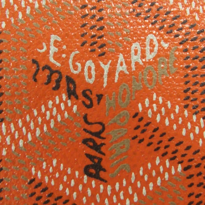 Goyard Goyardine Leather Zippy Wallet Orange 9 of 9