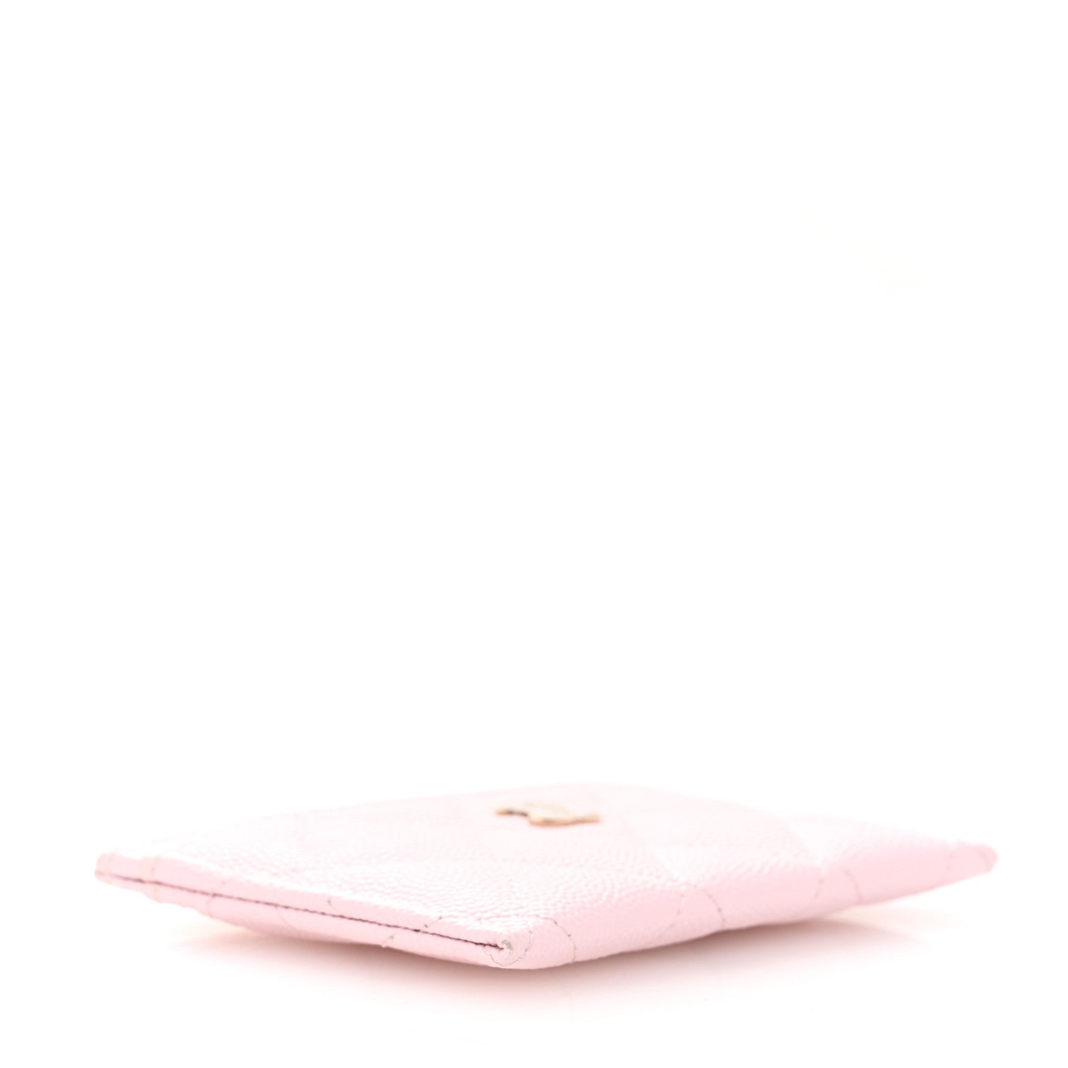 Chanel Caviar Quilted Card Holder Light Pink 4 of 10