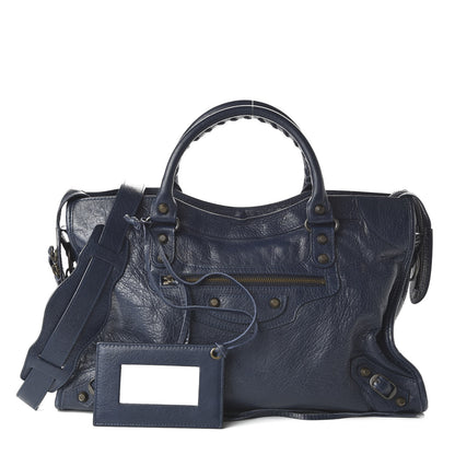 Balenciaga Agneau Classic Hardware City Bleu Obscur 1 of 11