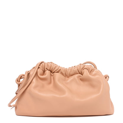 Mansur Gavriel Lambskin Mini Cloud Clutch  Dahlia 1 of 9